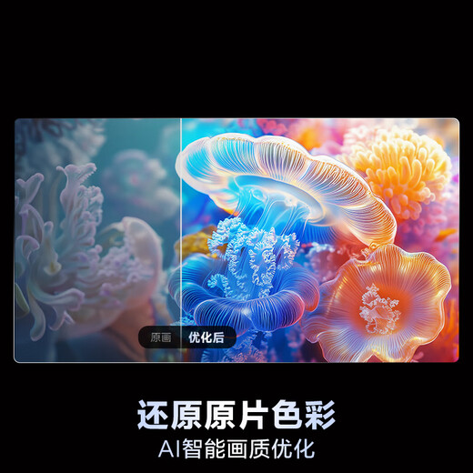 Haier Little Red Flower TV-Blooming Edition 85H5C 85-inch 8-core 144Hz high refresh rate 3+64GB game eye protection national subsidy first-level energy efficiency OCC