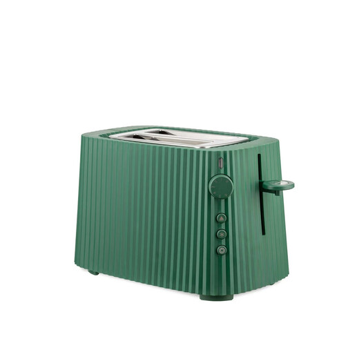 ALESSI Toaster Home Breakfast Machine Sandwich Toaster Bagel Toaster Plisse Pleated Series Green