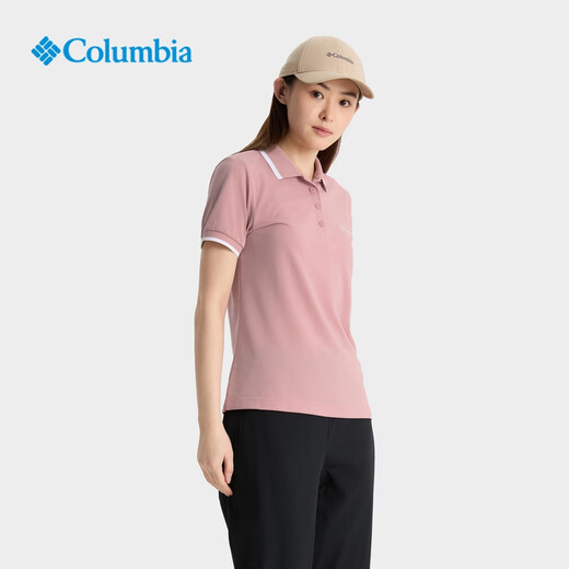 Columbia哥伦比亚户外25春夏新品女吸湿速干POLO衫短袖T恤AR1470 659 M (160/84A)