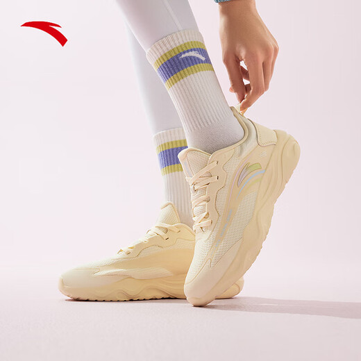 Anta Milk Candy Jump Rope Shoes Zhang Yufei's Same Style Training Shoes Women's Shock Absorbing Comprehensive Training Sports Shoes Running Shoes