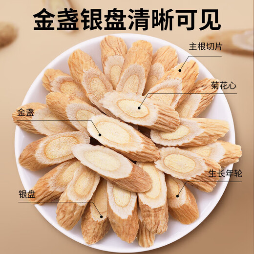 茗愿黄芪片210g 甘肃无熏硫北芪斜切片枸杞党参当归泡水喝煲汤养生茶