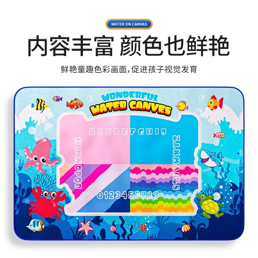 Snaen (Snaen) Kinder Wasser Leinwand Magische klare Wassergemälde wiederholte Graffiti -farbige Teppichhausspielzeug Kindergeburtstagsgeschenk