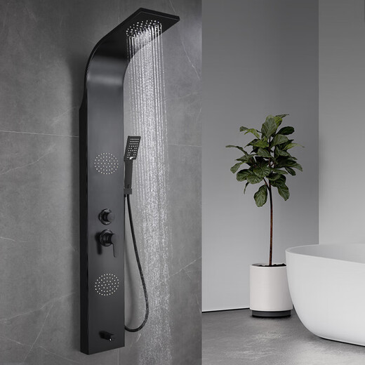 
Shower screen black shower shower set stainless steel rain shower device bathroom bathroom 6227 models 6227 models