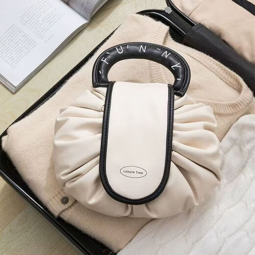 八海鸟化妆包便携懒人化妆品收纳袋抽绳大容量高颜值洗漱包手提式快收