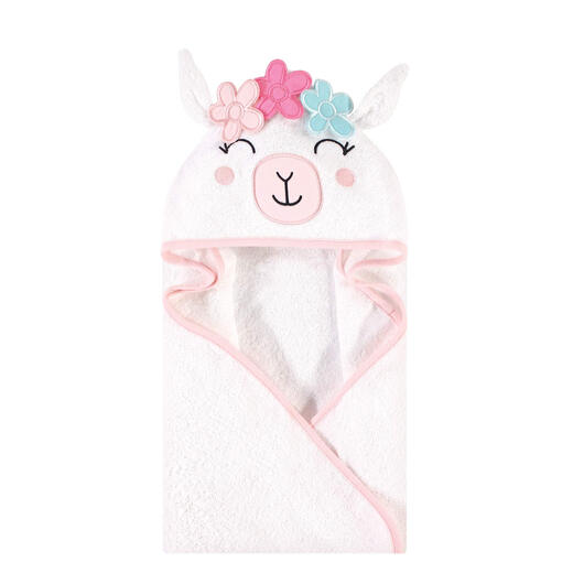HUDSON BABY baby animal shape hooded bath towel 76x76cm soft and comfortable