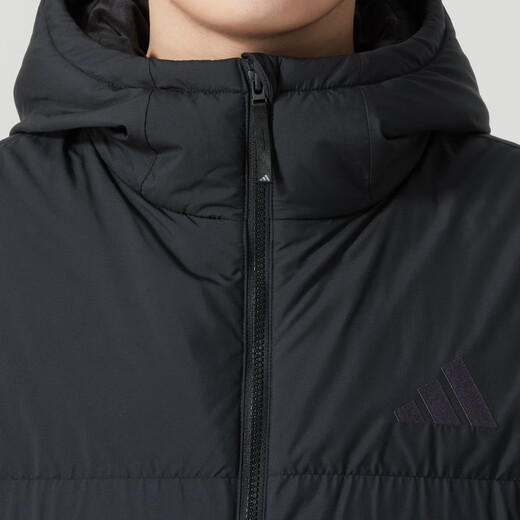阿迪达斯 （adidas）官网男装2024冬季新款运动服保暖舒适连帽休闲夹克外套羽绒服上衣 JV6187 M