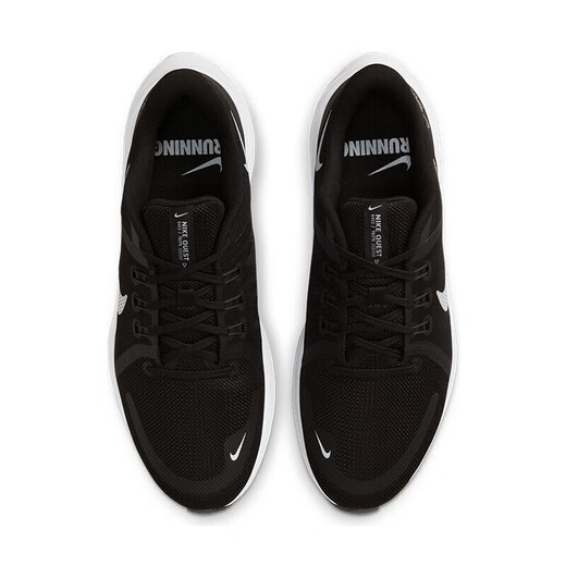 Nike (Nike) Chaussures masculines Spring and Automne Mesh Breathable Ressemblé Sports Chaussures Ins Trendy Fashion Casual Chores Black Low Top Chaussures Da1105-006 / Été Breathable / Quest 44