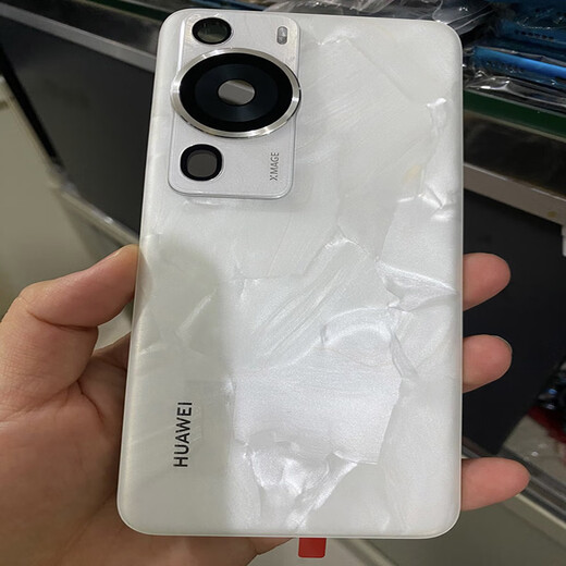 适用华为P60原装拆机后盖P60pro原厂玻璃电池盖P60Art手机外壳 P60羽砂黑99新原装后盖