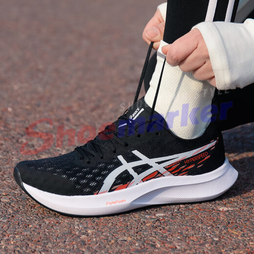 ASICS (ASICS) Laufschuhe Frauenschuhe 2025 Sommer Neue Hyperspeed 4 Rennschuhe Polsterunterstützung Sportschuhe 1012B677-001 Schwarz Orange 38