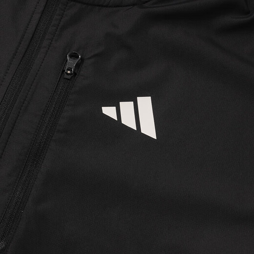 阿迪达斯（adidas）外套男装2025春秋季款时尚潮流运动服户外防风连帽休闲夹克上衣 IN1483/梭织透气 M
