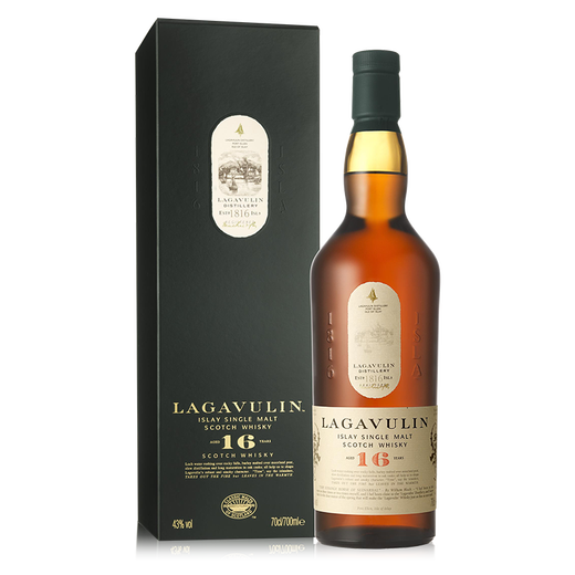 乐加维林Lagavulin【原瓶进口】苏格兰单一麦芽威士忌洋酒 乐加维林16年700ml