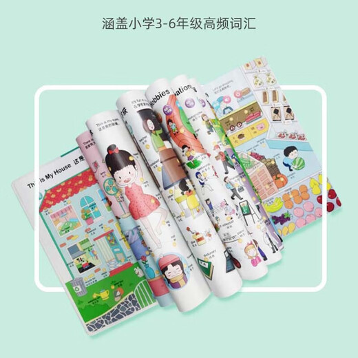 Children's English Enlightenment 48 Phonetic Symbols Pronunciation Audio Wall Chart English Alphabet Word Spelling J M English Learning Machine-Battery Gift Box Pack