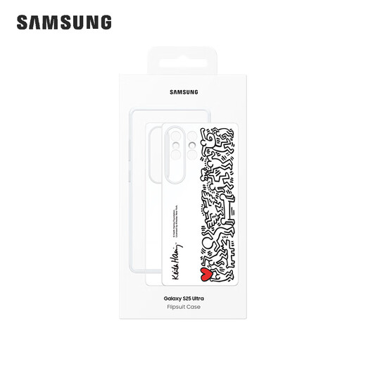 Samsung (SAMSUNG) Galaxy S25Ultra original smart theme protective case mobile phone case s25ultra original protective case white