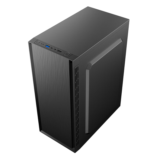 EVESKY Desktop-Computergehäuse (unterstützt ATX-Motherboard/USB3.0/durchsichtige Panoramaseite/gebürstete Platte/unterstützt Backline) Shangjie-Standard Edition