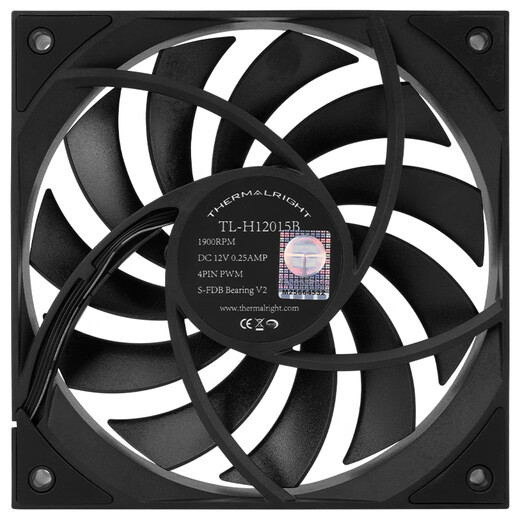 Limin Thermalright TL-C12015 12 см. Тонкий охлаждающий вентилятор 15 мм вентилятор 4PIN PWM 1500 SPEED S-FDB V2 GARTING H12015B