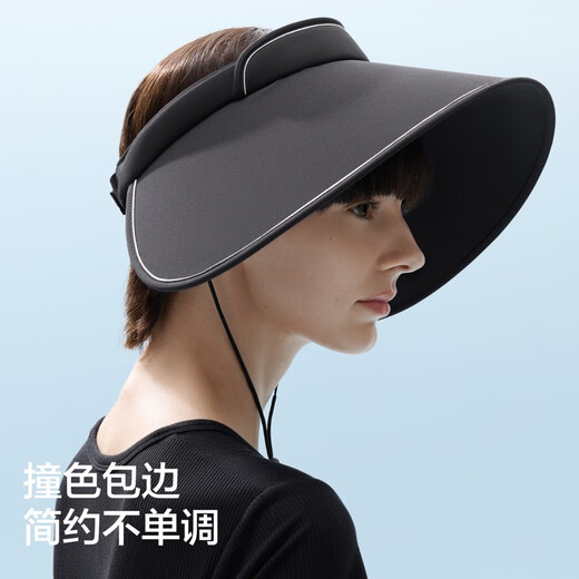 Jiao Nei Liangpi 3 series women's sun protection hollow-top shell hat with large brim, UV protection, face display, small coolness, quick drying and foldable
