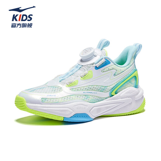 
Hongxing Erke (ERKE) children's shoes, medium-sized children's sneakers, children's summer training basketball shoes, erkebai/fluorescent bright green 36