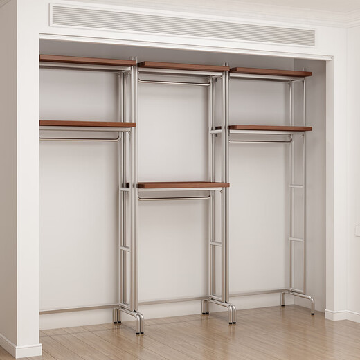 Мебель Fenmu Open Wardreobe Nordic Iron Walk-in Hanger Floordling Sdiefrom