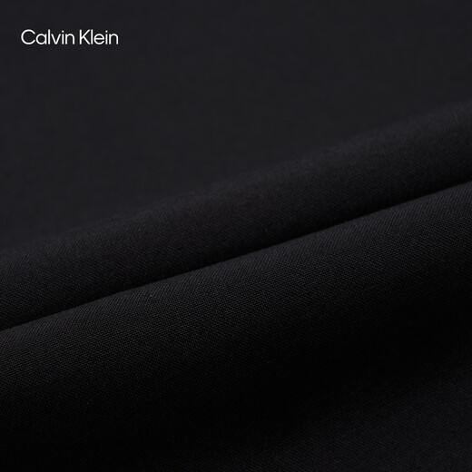 Calvin Klein运动【吸湿速干】25春夏新款男士ck户外跑步训练运动裤GMS5P655 UB1-太空黑 L