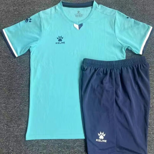 卡尔美（KELME）卡尔美球衣足球队服短袖男女速干透气足球服套装印 1048-白色 XL 建议身高170-175