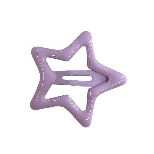 Star hair clip women's hair accessories side clip side bangs clip five-pointed star bb clip cute children's hair clip 10 star hair clips