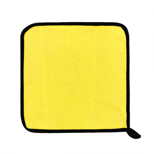 Rag car wash towel coral velvet double-sided two-color car wipe towel thickened absorbent towel car cleaning cloth coral velvet rag 30cm*30cm 3 pieces