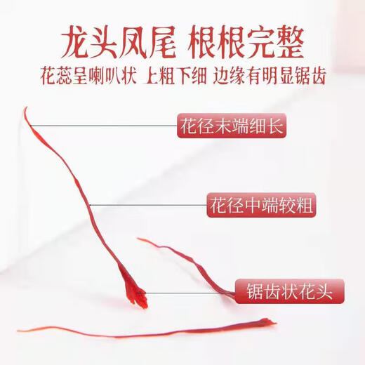 北京同仁堂藏红花礼盒送礼西红花正宗西藏特级送父母长辈的礼 1g [气血不佳]3盒共3g长花丝