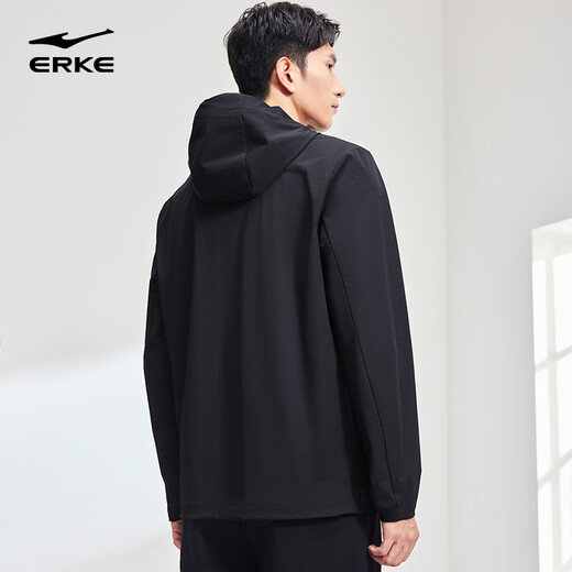 Hongxing Erke water repellent jacket autumn men's windbreaker men's sports windproof jacket men's stand collar top