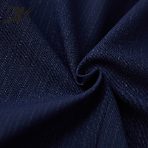 DK brand suit suit men's spring and autumn slim fit small suit jacket men's trendy Korean style light mature style suit complete set dark blue-two-piece set M size