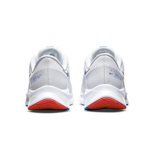 Nike (Nike) Zapatos para hombres oficiales, zapatos deportivos, Quest 5 Ligero de amortiguadores y zapatos casuales transpirables que corren DA1105-101/ Blanco, azul y rojo/ Quest 4 40
