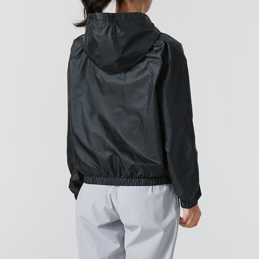 
Under Armour Women's Sports Set 25 Summer New Casual Simple Hooded Jacket Jacket Loose Casual Trousers Two-piece Set 1382698-001+1377079-465 L