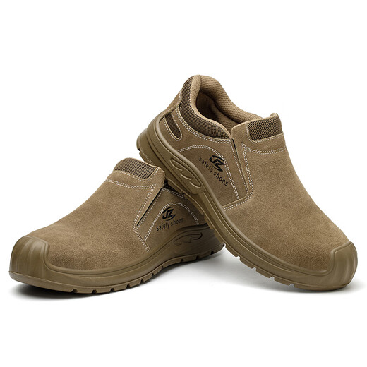Chaussures de travail de la vieille femme de ménage chaussures de protection du travail pour hommes non glissant, résistant à l'usure, anti-smash, chaussures de sécurité anti-puncture de soudage électrique à haute température Paiement soudeur bas 42