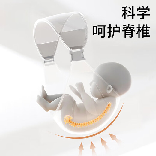 煦凛日本抱娃神器0-3-6-36个月解放双手横抱式背带多功能四季通用简易 【塔沙黄-透气款】 松紧可调+升级免洗科技布