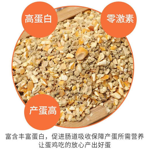 Factory direct sales 80 Jin Jin equal to 0.5 kg layer hen feed for hens, egg laying broiler fattening pellets, full price nesting breeding special 40 Jin Jin equal to 0.5 kg layer hen feed