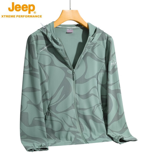JEEP SPIRIT2025 Primavera y verano Ropa de protección solar de seda de hielo Ropa de piel clara transpirable de secado rápido para mujer Chaqueta Ropa de montañismo al aire libre Ropa de piel rosa púrpura-6688B para mujer 4XL (140-155 Jin [Jin equivale a 0,5 kg]) Seguro de transporte