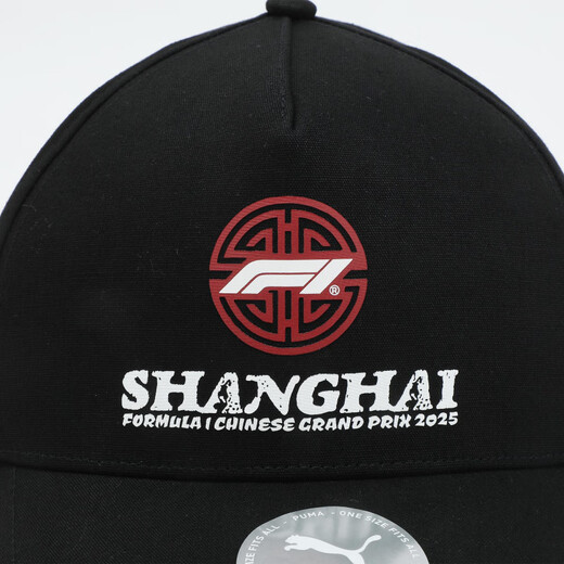 Puma (Puma) Style de course Sports décontractés Hat de baseball F1 China BB Cap Black-01 All Size