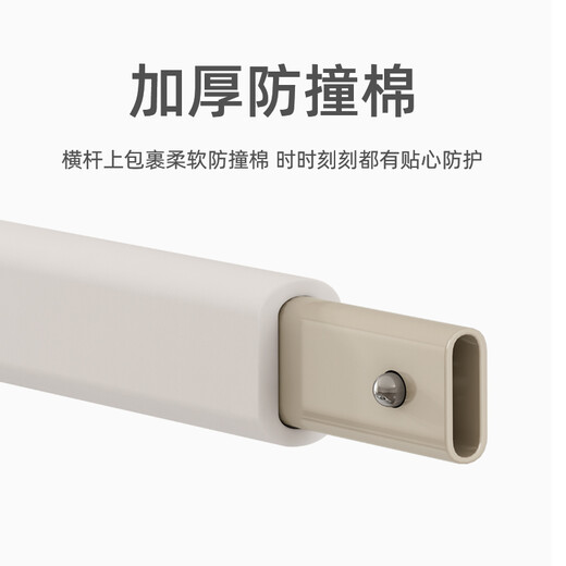 AOTGSSE Edison bedside connection fixed rod bed fence connection rod baby anti-fall anti-clamp splicing rod press bed bedside rod 1.8 meters (excluding bed rails)