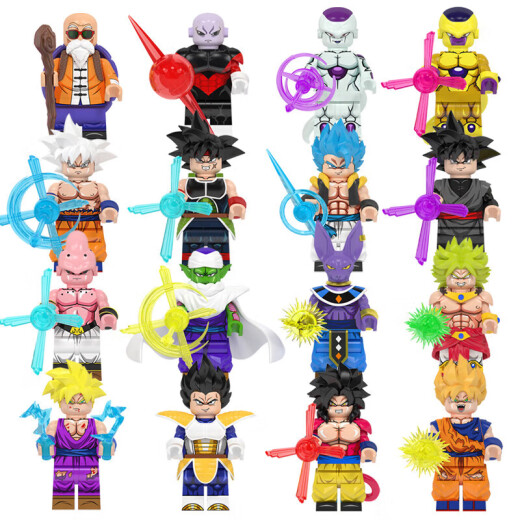 LEGO Figuras de pelota de dragón de lego conjunto completo de adornos de sola wukong cómics bloques de construcción periférica juguetes wm2694 sol wukong