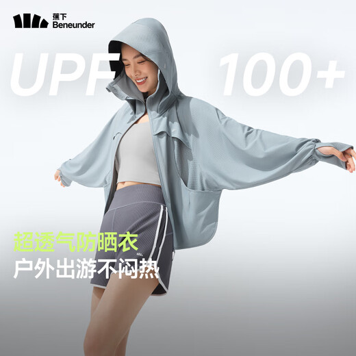
Beneunder sunscreen clothing for women breathable 25 new summer thin long-sleeved ultraviolet sunscreen clothing AS828 Valentine's Day Falling Cherry Powder XL