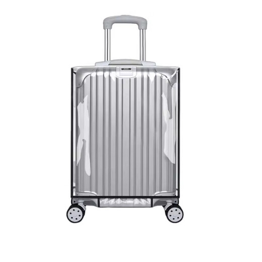 BIBK German suitcase protective cover Thickened inch trolley case Travel case cover 2826 leather box dust cover check-in waterproof black edge wide Velcro 20 inch