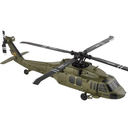 伟力之星 GREAT POWER STAR伟力新品K170黑鹰UH60L遥控直升机四通道4桨仿真无刷定高航模飞机 K170黑鹰直升机【全套到手飞】 练习-双电