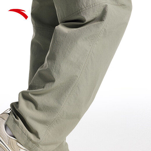 
Anta zero-pressure pants丨Ice silk sports pants for men's summer new style oversized fashion straight-leg pants commuting flat-mouth pants