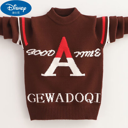 
Disney children's cardigan boy's sweater autumn and winter knitted 2025 new Korean version baby medium-sized children's pullover fashionable gray A 140