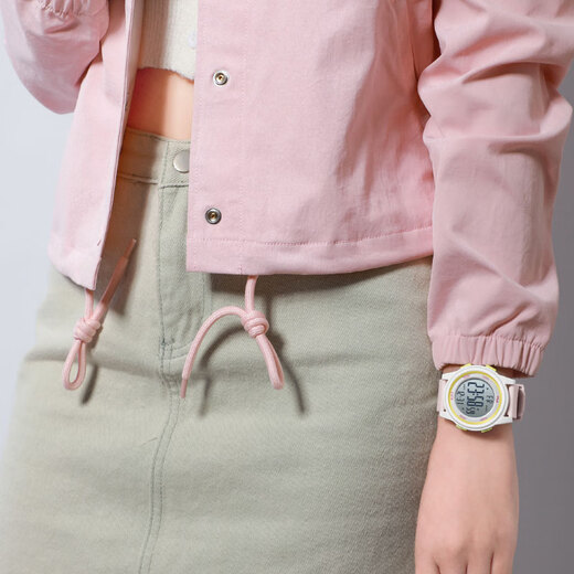 FILA New Year's gift sports watch for primary school girls, junior high school students, waterproof luminous alarm clock electronic watch 6658-003