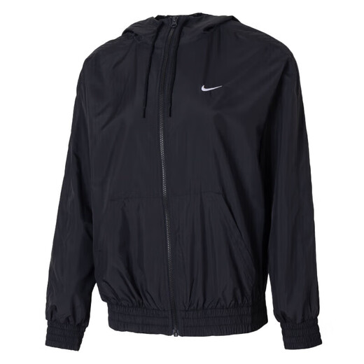Nike (Nike) Sports Suit Femme 2025 Été Nouvelle veste à capuche Veste pantalon lâche pantalon décontracté Vêtements tissés Single Piece Top / FV6299-010 2xl