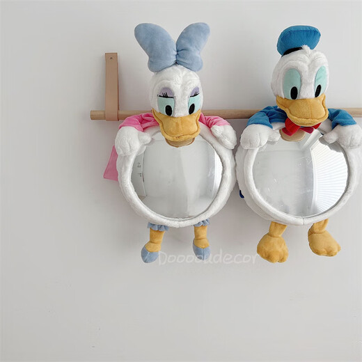 Chuangjingyi selected Korean INS car safety seat baby viewing mirror rearview mirror basket reverse installation Crown bear mirror please tear off the film before use