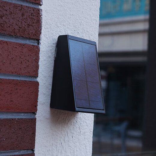 Quanyang Solar Garden Light Outdoor Waterproof Wall Lamp Garden Atmosphere Light B&B Wall Spotlight Super Bright Wall Washer 1 PC (Solar-Bidirectional Lighting 6 Lamps-Warm White Light)