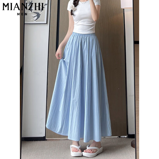 棉致冰丝山本裤子女夏季新款宽松小个子阔腿裙裤高腰休闲裤女 杏色【1483高品质23.5】 L 105-125斤