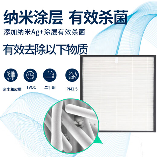 Kaxun adaptiert an Whirlpool Luftreiniger WA-2801/3002/1401FZ/2601/4001/2002/1050 Filter D001/D00A/2001FK Filterelement 3001FS WA-D00AFK-Verbessertes Model [Composite Zwei-Punkte-Paket]