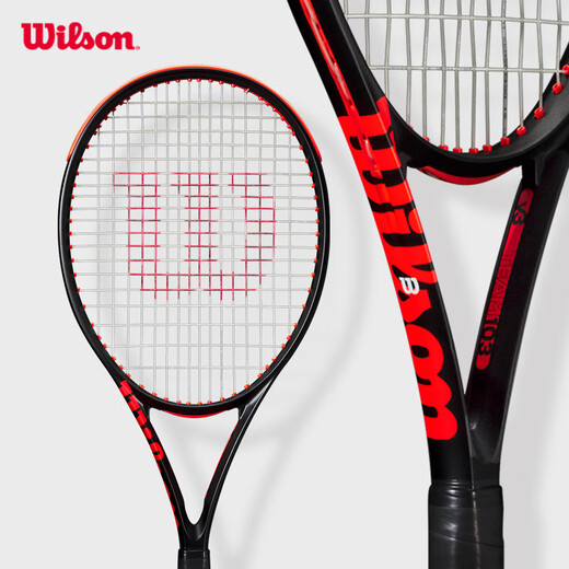 Wilson Wilson 2025 all-carbon one-piece professional tennis racket CLASH TEAM 103 V3.0 small black racket